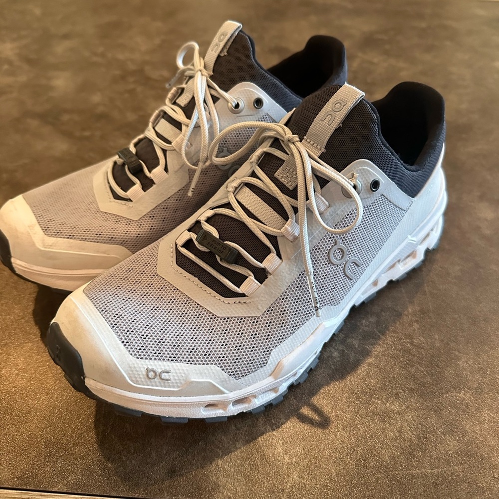 On Running Gray Black Athletic Shoes